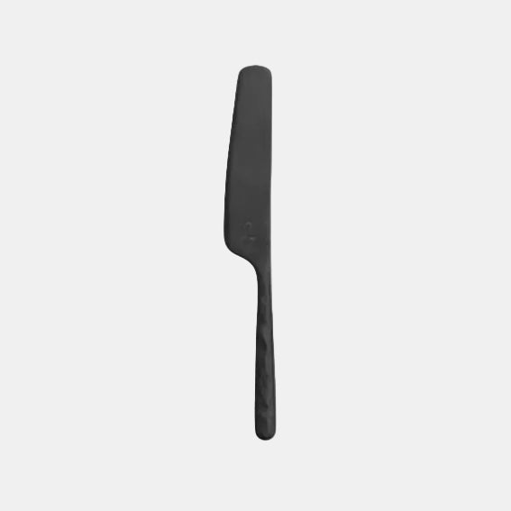 Cubertería acero inox mate Kodai Vintage Black - 12 Uds. - Klimer