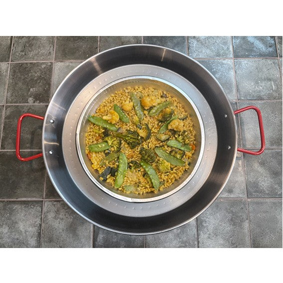 Plato de aluminio para paella. Varias medidas y unidades. - Klimer