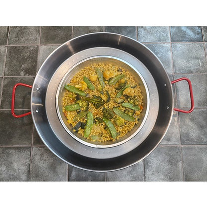 Plato de aluminio para paella. Varias medidas y unidades. - Klimer