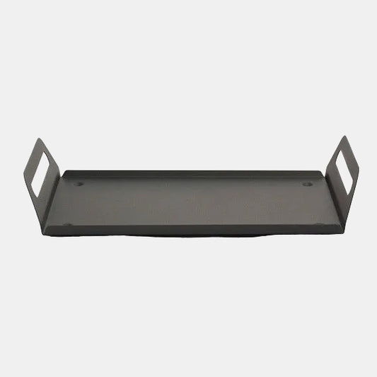 Bandeja de aluminio room service negra. 38,5 x 52 cm - 1 Ud. - Klimer