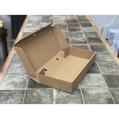 Caja kraft microcanal no parafinada. 30 x 15 x 5 cm - 100 Uds - Klimer