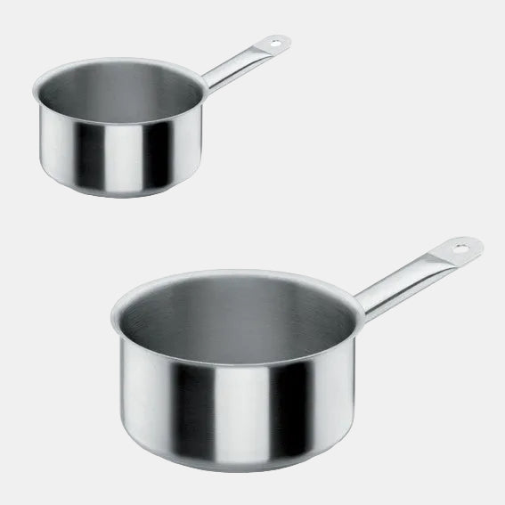 Cazo recto de acero inox 18/10. Varias medidas - 1 Ud. - Klimer