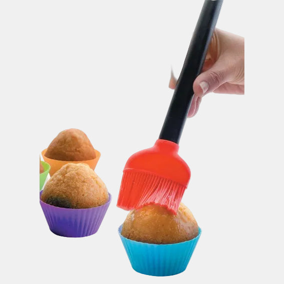 Pincel de silicona para cocina o repostería. 23 cm - 1 Ud. - Klimer