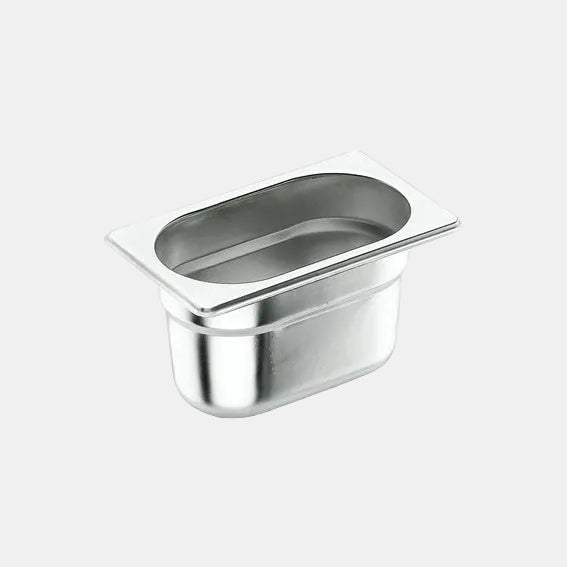 Cubeta acero inox tamaño GN 1/3. 17,6 x 32,5 cm. Varias alturas - 1 Ud. - Klimer