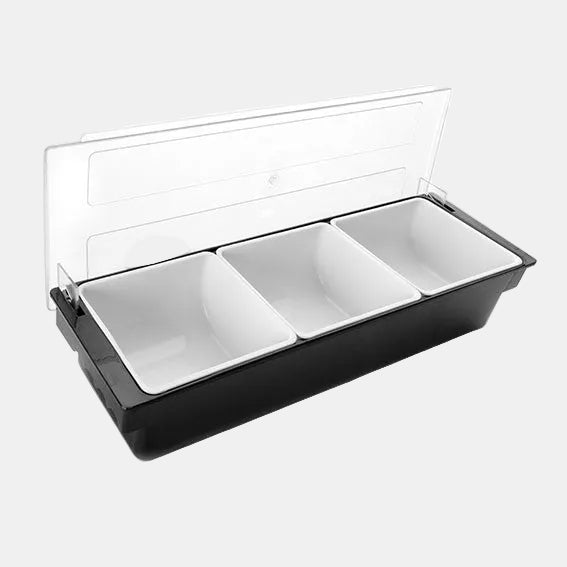 Organizador de alimentos con tapa. 50 x 16 x 9 cm. Varias capacidades - 1 Ud. - Klimer