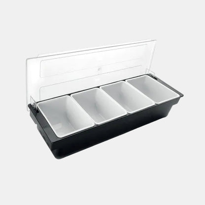 Organizador de alimentos con tapa. 50 x 16 x 9 cm. Varias capacidades - 1 Ud. - Klimer