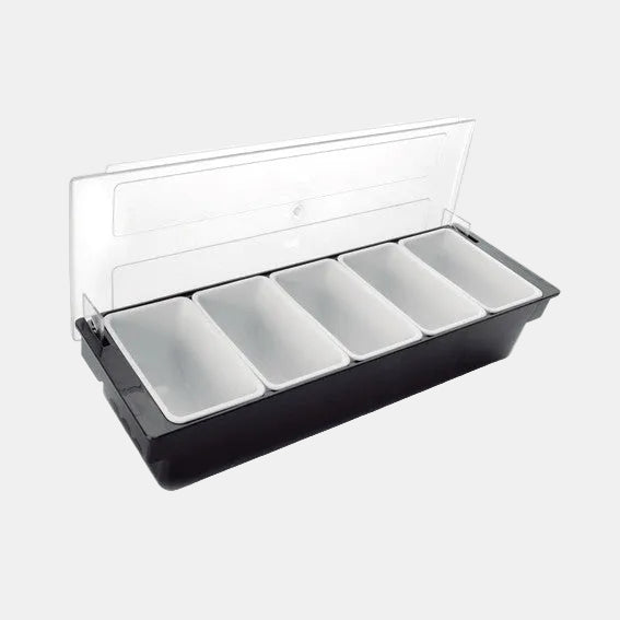 Organizador de alimentos con tapa. 50 x 16 x 9 cm. Varias capacidades - 1 Ud. - Klimer