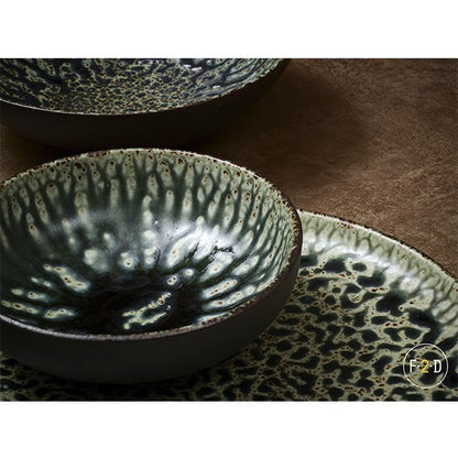 Bowl de porcelana Oxido Emerald. Varias medidas - 4 Uds. - Klimer