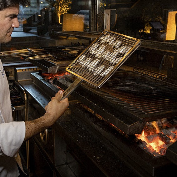 Parrilla para kokotxas Josper trama cuadrada. 20 x 30 cm - 1 Ud. - Klimer