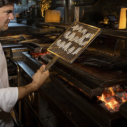 Parrilla para kokotxas Josper trama cuadrada. 20 x 30 cm - 1 Ud. - Klimer