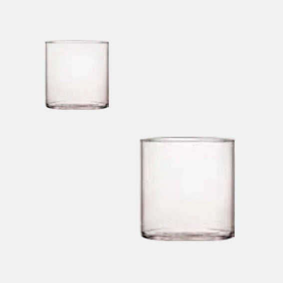 Vaso de cristal boca ancha Capri. Varias capacidades - 6 Uds. - Klimer