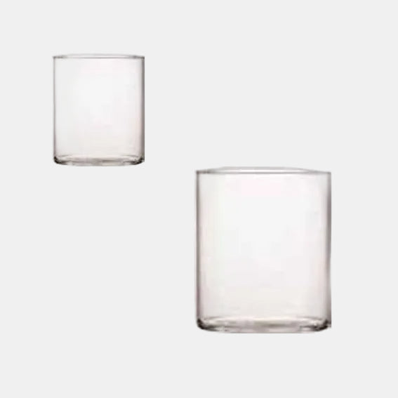 Vaso de cristal boca ancha Capri. Varias capacidades - 6 Uds. - Klimer