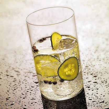 Vaso de cristal boca ancha Capri. Varias capacidades - 6 Uds. - Klimer