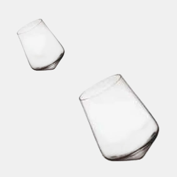 Vaso de cristal Balance. ø6,3 x 11 cm. 35 cl - 2 Uds. - Klimer