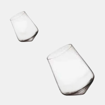 Vaso de cristal Balance. ø6,3 x 11 cm. 35 cl - 2 Uds. - Klimer