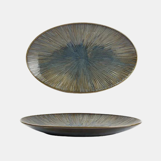 Fuente oval de porcelana Forest Halo. Varias medidas - 4 Uds. - Klimer