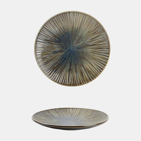 Plato llano de porcelana Forest Halo. Varias medidas - 4 Uds. - Klimer