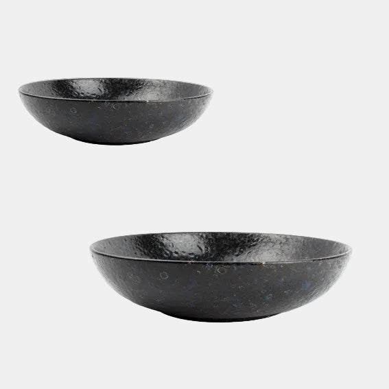 Ensaladera de porcelana Midnight Dusk. ø25 x 6 cm - 2 Uds. - Klimer