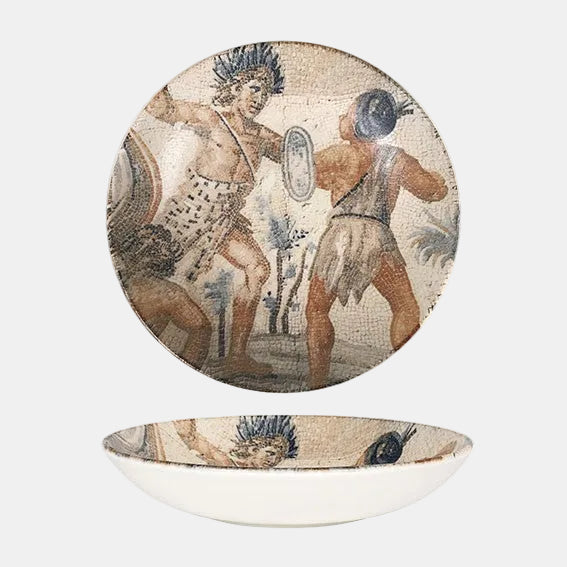 Plato hondo porcelana Osmanli. ø23 x 4 cm - 6 Uds. - Klimer