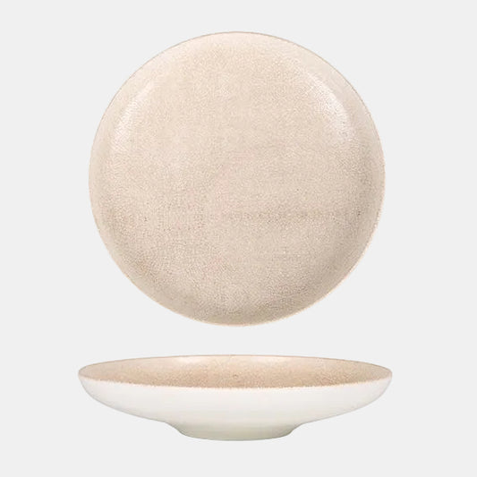 Plato pasta de porcelana Kershef. ø25 cm - 6 Uds. - Klimer