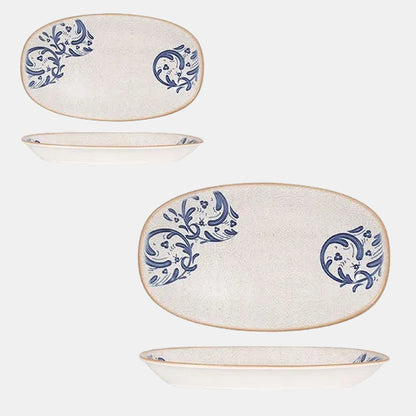 Fuente oval de porcelana Laudum. Varias medidas y unidades - Klimer