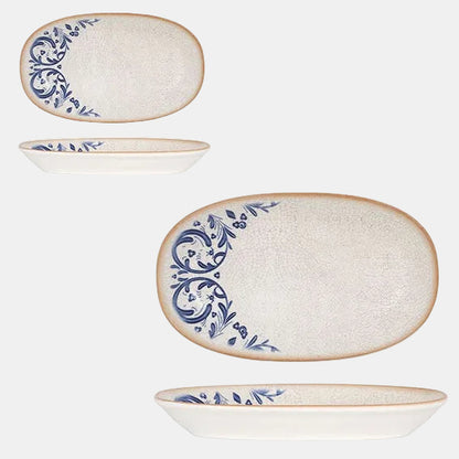 Fuente oval de porcelana Laudum. Varias medidas y unidades - Klimer