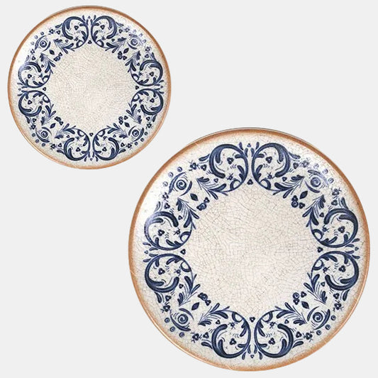 Plato llano porcelana Laudum. Varias medidas - 12 Uds. - Klimer