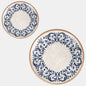 Plato llano porcelana Laudum. Varias medidas - 12 Uds. - Klimer