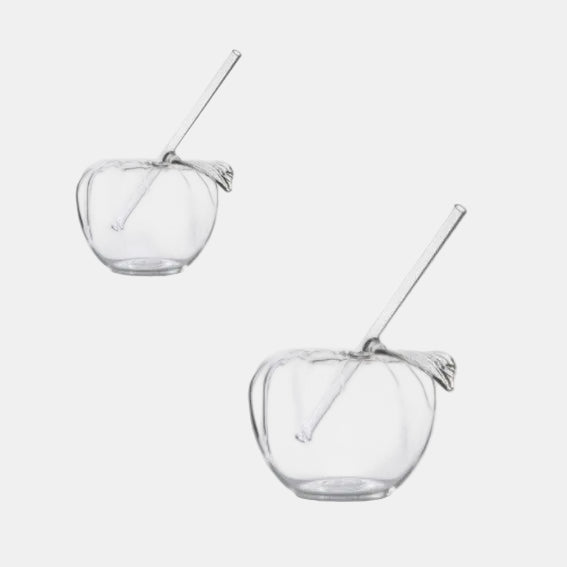 Vaso de cristal borosilicato Tomato. ø12 x 10 cm 650 ml - 1 Ud. - Klimer