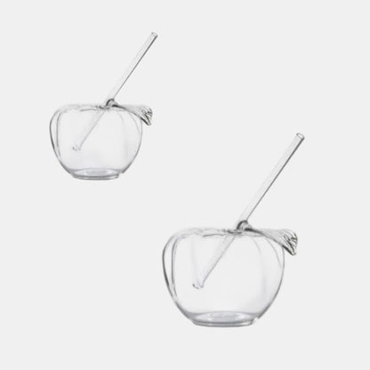 Vaso de cristal borosilicato Tomato. ø12 x 10 cm 650 ml - 1 Ud. - Klimer