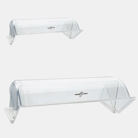 Campana de policarbonato asa cromada rectangular 53 x 32,5 cm - 1 Ud. - Klimer