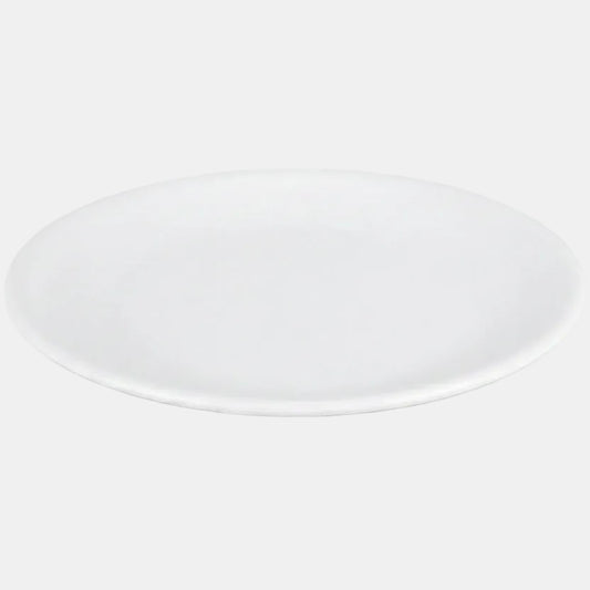 Plato melamina blanco Troya. ø32 cm - 12 Uds. - Klimer
