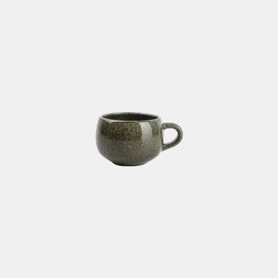 Taza de porcelana para café moka Curvo. 8 cl - 4 Uds. - Klimer