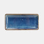 Fuente rectangular de porcelana azul Nova. Varias medidas - 4 Uds. - Klimer