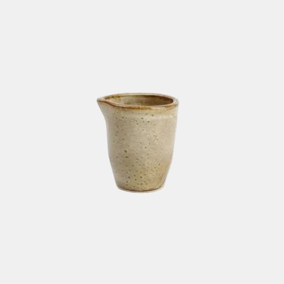 Lechera de porcelana Escura beige. 8,5 cl - 6 Uds. - Klimer