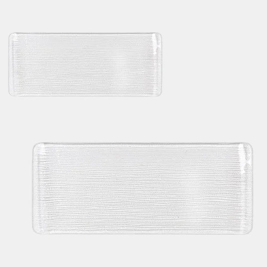 Bandeja de cristal Mesoa. Varias medidas - 6 Uds - Klimer