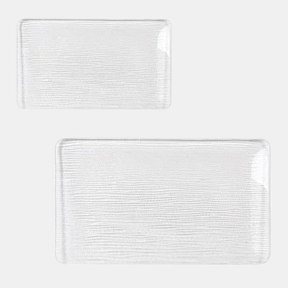 Bandeja de cristal Mesoa. Varias medidas - 6 Uds - Klimer