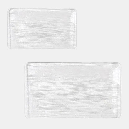Bandeja de cristal Mesoa. Varias medidas - 6 Uds - Klimer