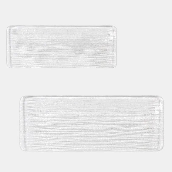 Bandeja de cristal Mesoa. Varias medidas - 6 Uds - Klimer