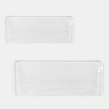 Bandeja de cristal Mesoa. Varias medidas - 6 Uds - Klimer