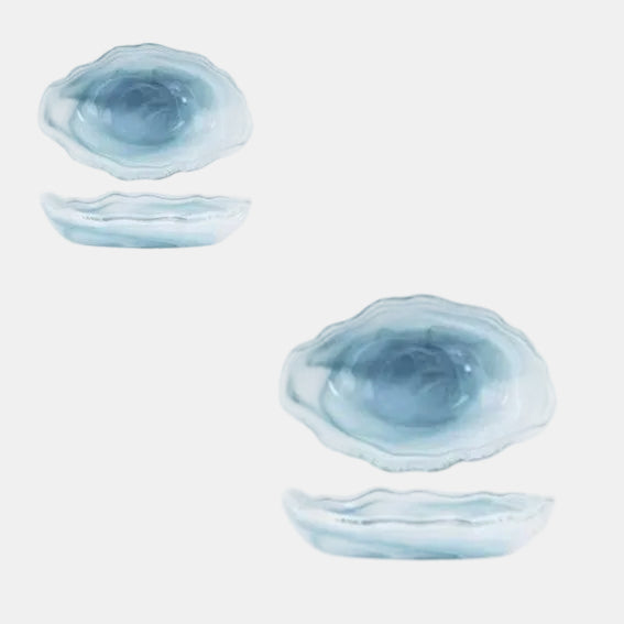 Bowl de cristal Santorini. 16 x 10 x 4 cm - 12 Uds. - Klimer