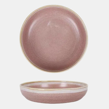 Bowl de porcelana Aljarafe rosa. Varias medidas y unidades. - Klimer
