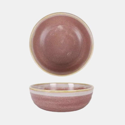 Bowl de porcelana Aljarafe rosa. Varias medidas y unidades. - Klimer