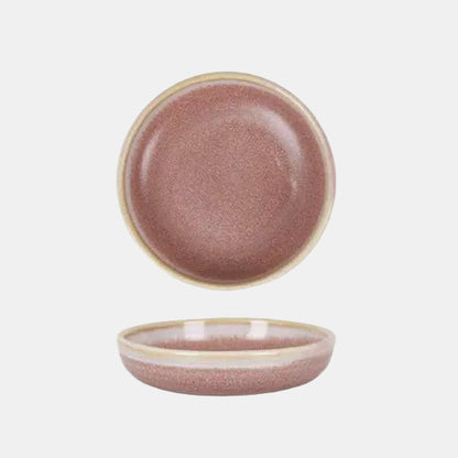 Bowl de porcelana Aljarafe rosa. Varias medidas y unidades. - Klimer