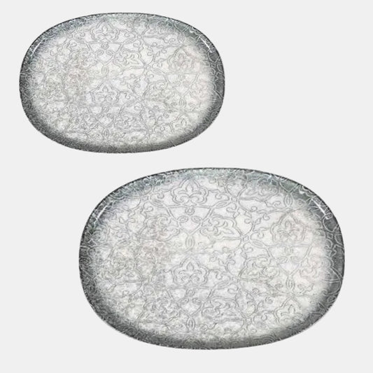 Bandeja de porcelana oval Hygge Tequendama. Varias medidas - 6 Uds. - Klimer