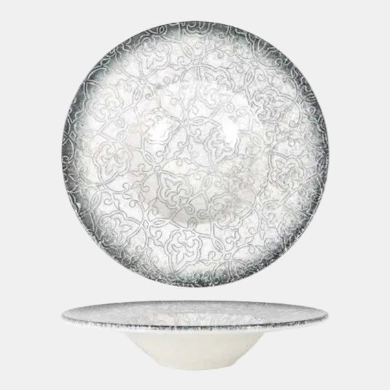 Plato rissoto de porcelana Banquet Tequendama. ø28 cm - 6 Uds. - Klimer