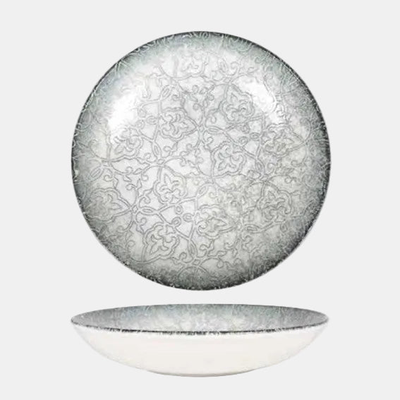 Plato hondo de porcelana Gourmet Tequendama ø23 x 4 cm. - 6 Uds. - Klimer