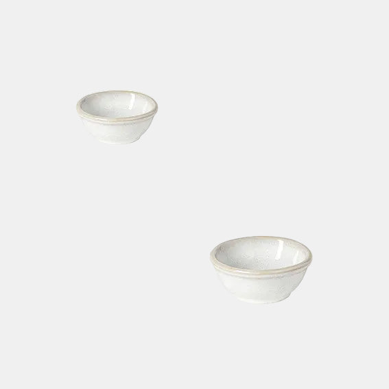 Ramequin mantequera de gres Roda blanco. ø7 x 3 cm - 6 Uds. - Klimer