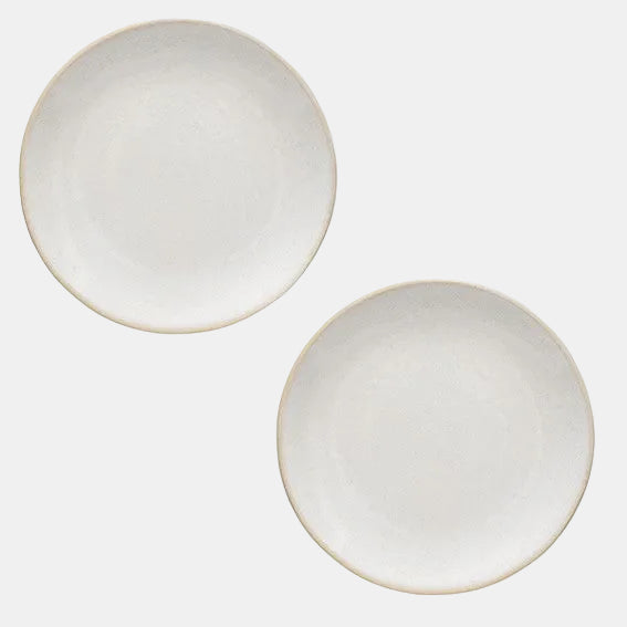 Plato coupe de gres Roda blanco. ø22 cm - 6 Uds. - Klimer