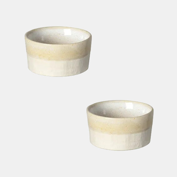 Ramekin de gres Notos Dune Path. ø7 x 3,5 cm - 6 Uds. - Klimer